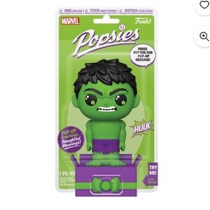 Funko POPsies Marvel Hulk pop up message, NWP